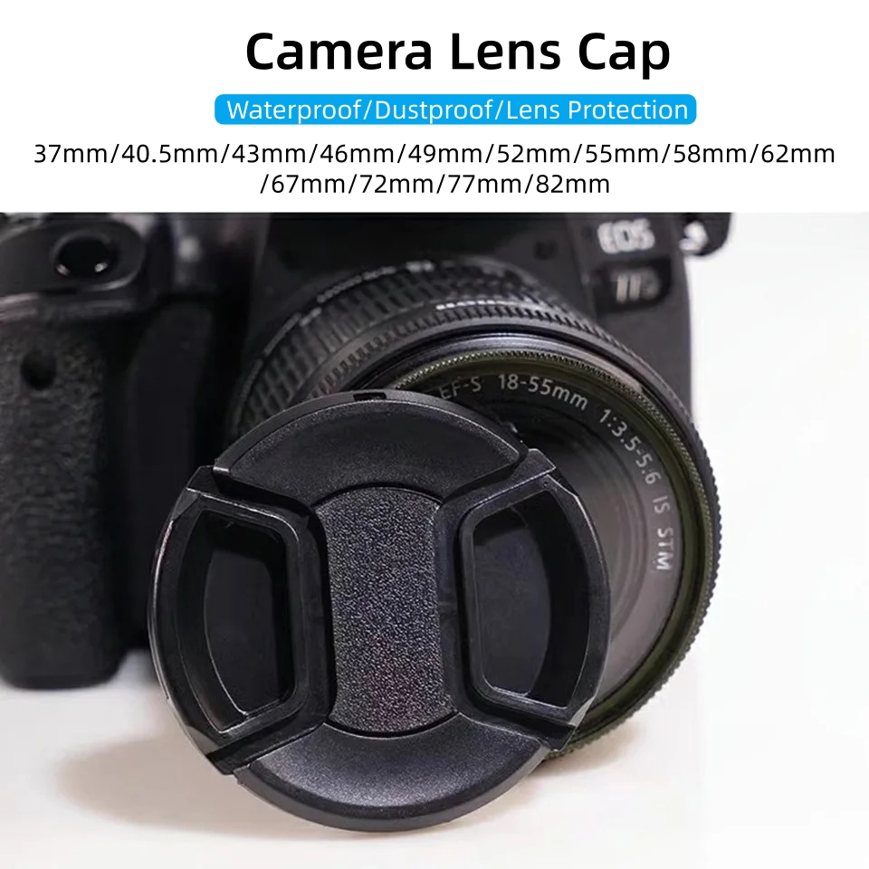 Sony Camera Zv-E10 - غطاء عدسة الكاميرا 37 مم 40.5