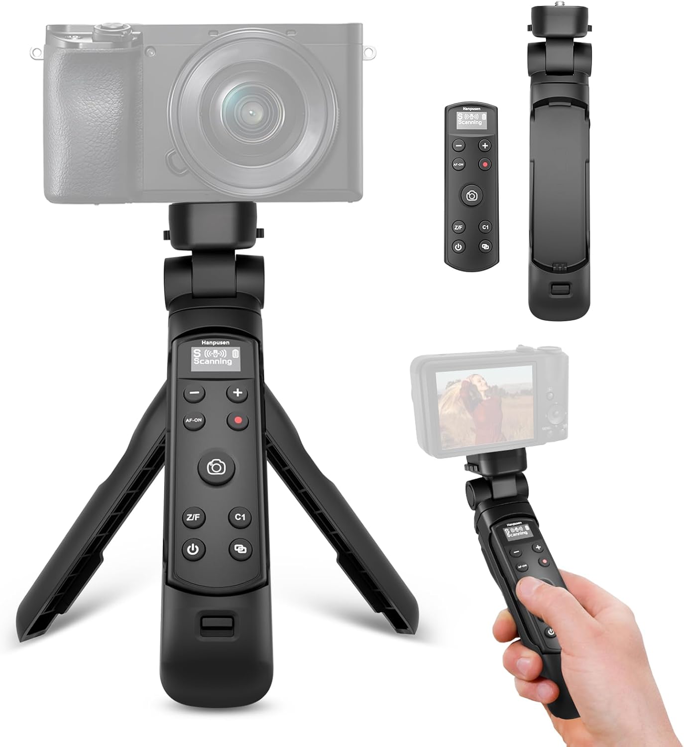 Sony Camera Zv-E10 - حامل تصوير لاسلكي مع شاشة OLED