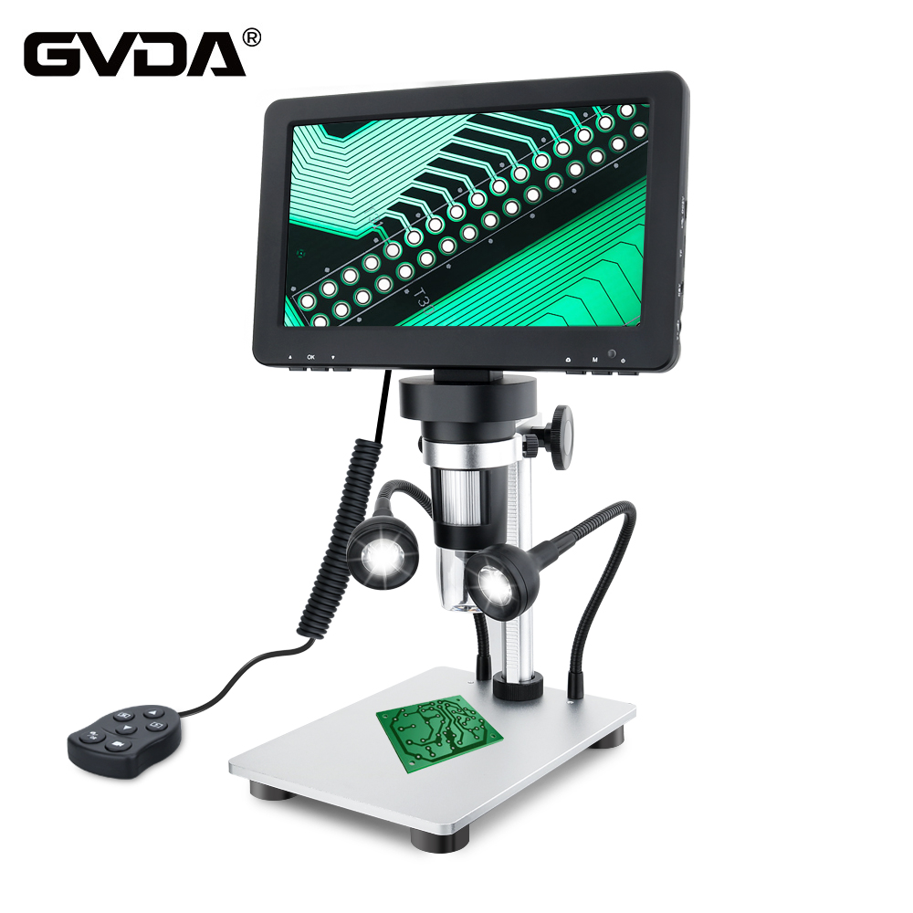 Electronics Repair Videos - مجهر رقمي إلكتروني GVDA بتكبير 50-1200
