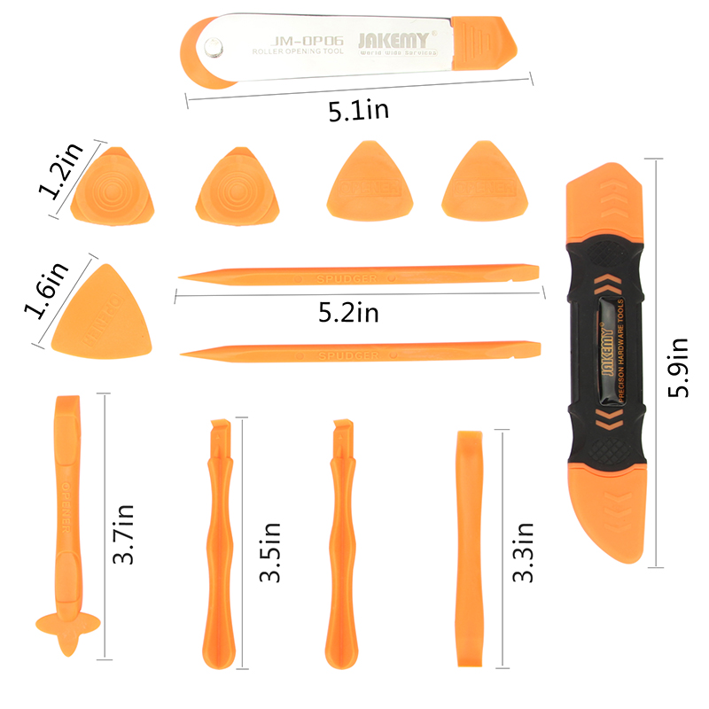 JAKEMY 13 في 1 الهاتف الذكي حد - مراجعة Spudger Plastic Set وسعره