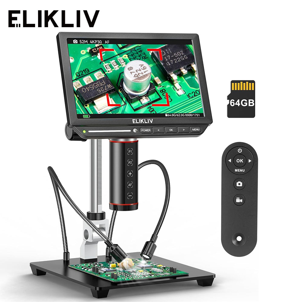 Elikliv EM4K-AF التركيز التلقا - مراجعة Electronics Repair Videos وسعره