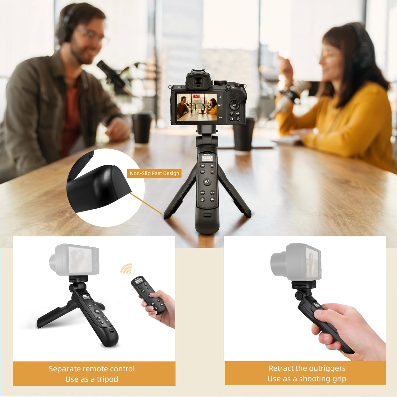 حامل تصوير لاسلكي مع شاشة OLED - مراجعة Sony Camera Zv-E10 وسعره