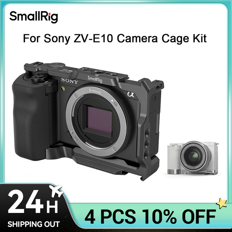 كاميرا صغيرة سوني ZVE10 قفص مع - مراجعة Sony Camera Zv-E10 وسعره